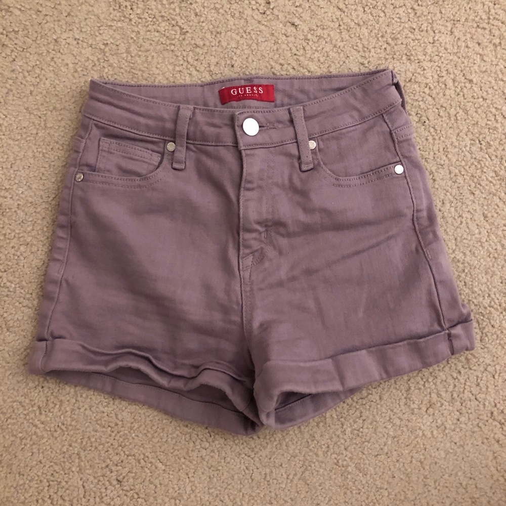 Purple Guess Shorts